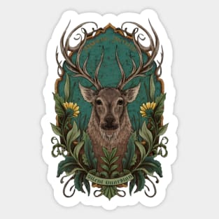 Enchanted Elk: Wilderness Majesty Silent Guardian Sticker